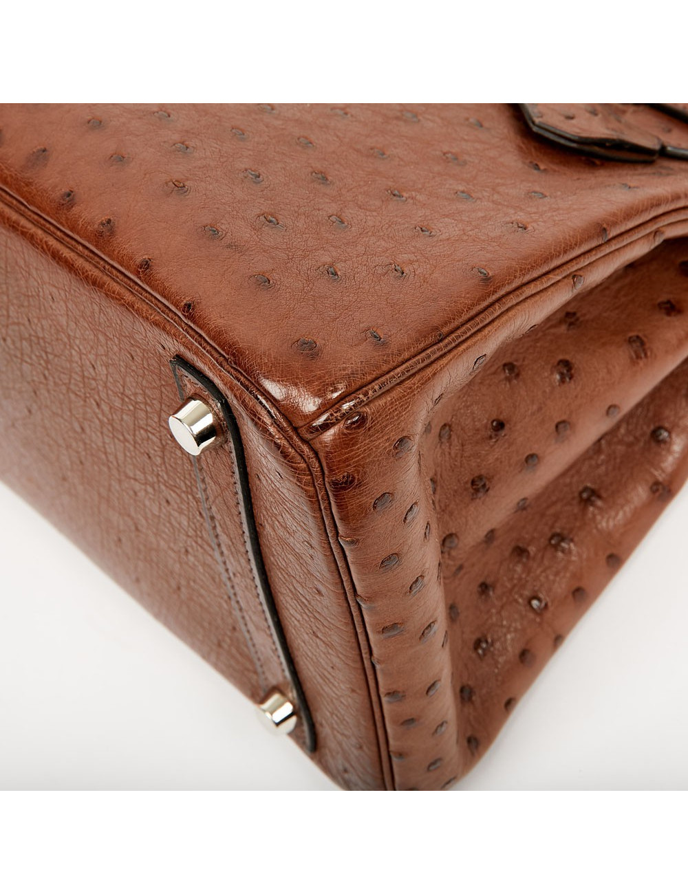 Hermes Birkin 30 tobacco colored ostrich