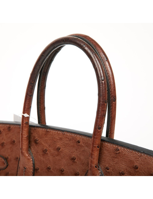 Hermes Birkin 30 tobacco colored ostrich