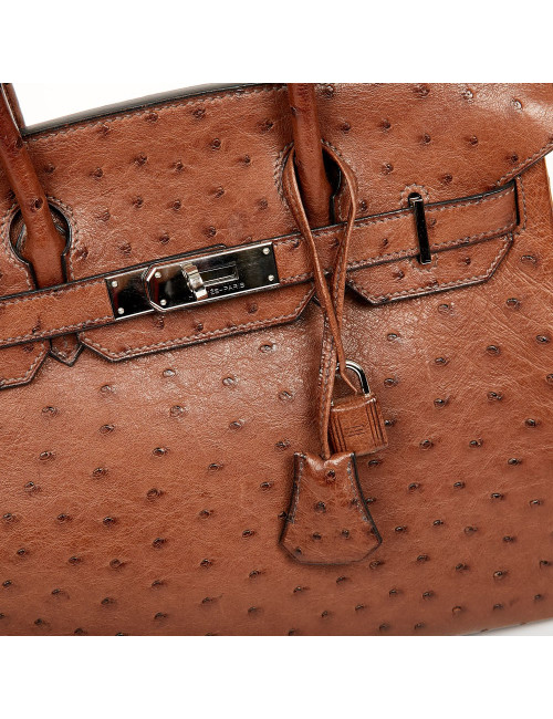 Hermes Birkin 30 tobacco colored ostrich