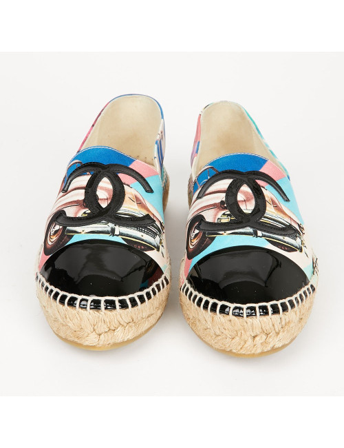 Espadrilles T38 CHANEL multicolores