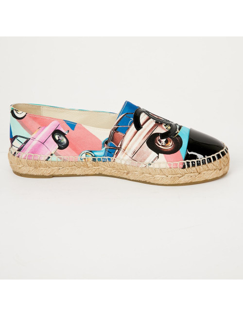 Espadrilles T38 CHANEL multicolores