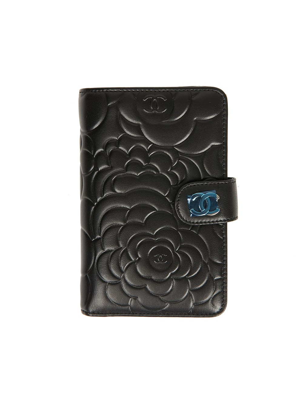 Porte monnaie CHANEL cuir embossé 