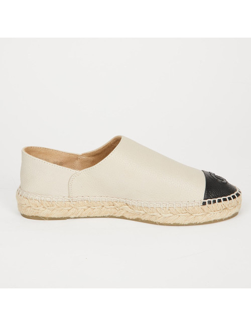 Chanel beige leather espadrilles T36 