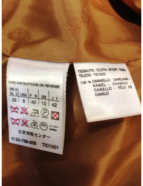 Manteau MAX MARA chameau T40