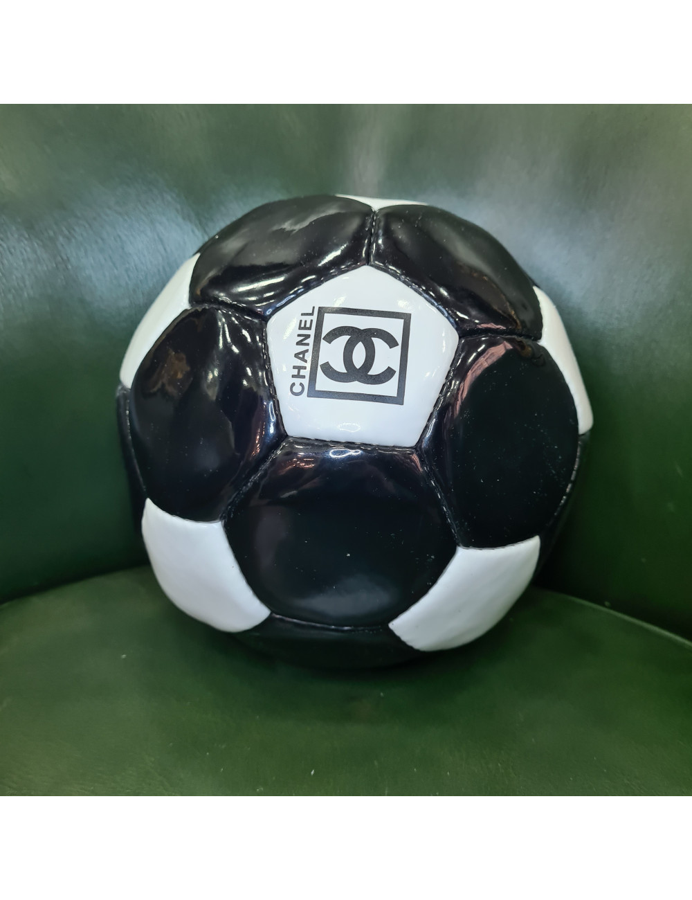 Chanel black CC soccer ball