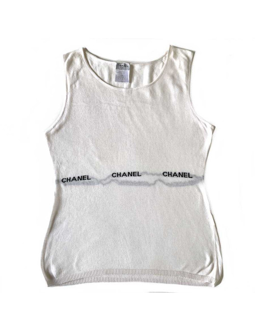 Tshirt CHANEL siglé en coton