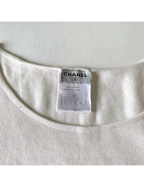 Tshirt CHANEL siglé en coton