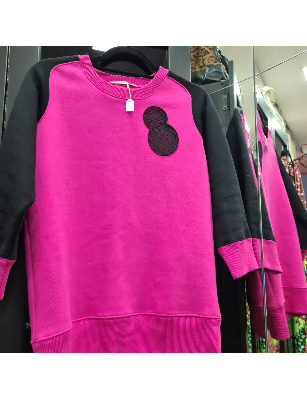 Pull Christopher Kane rose et noir