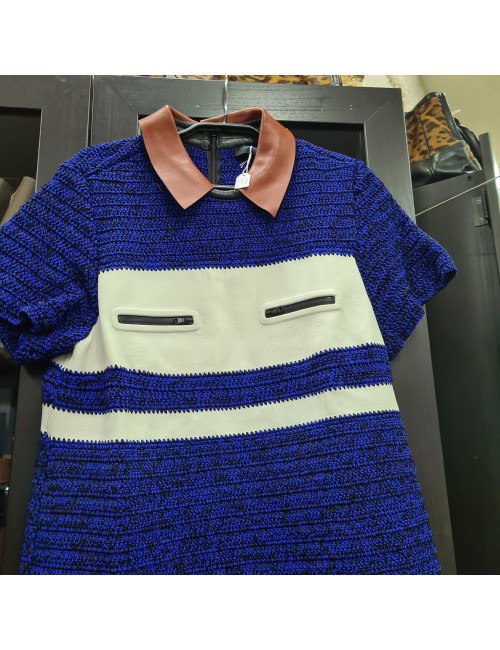 Haut Proenza Schouler maille et cuir 