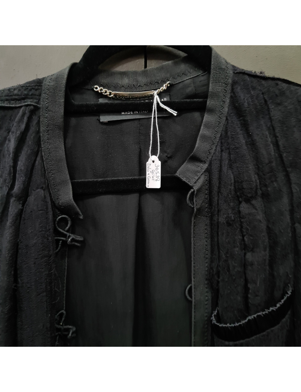 Gilet Dolce & Gabbana soie noire