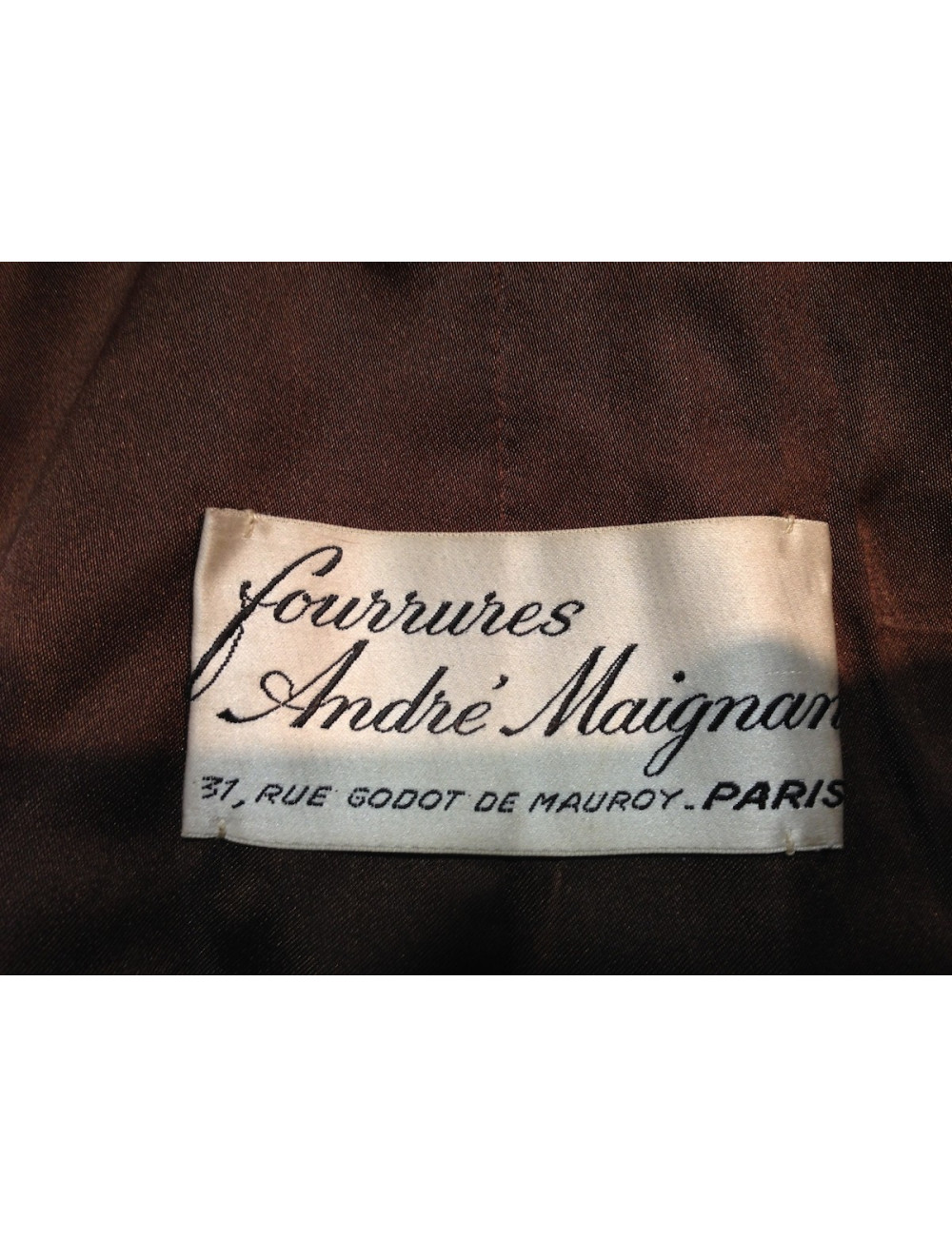 Veste Vison FOURRURES ANDRE MAIGNAN