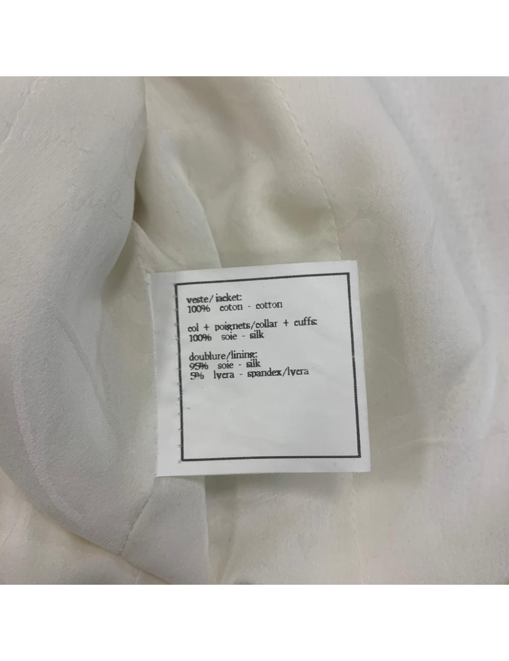 Veste courte Chanel bicolore