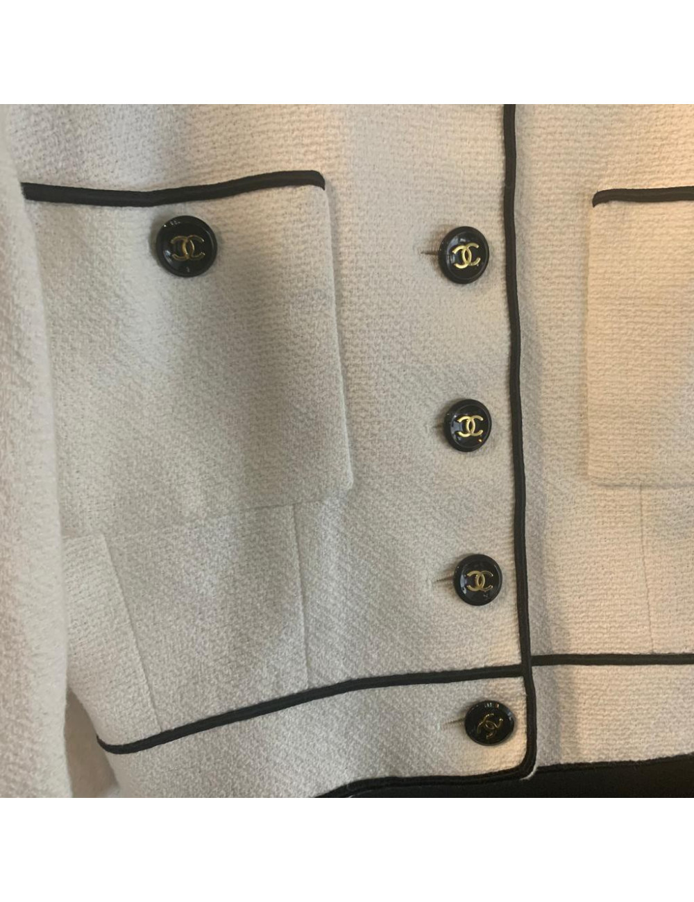 Veste courte Chanel bicolore