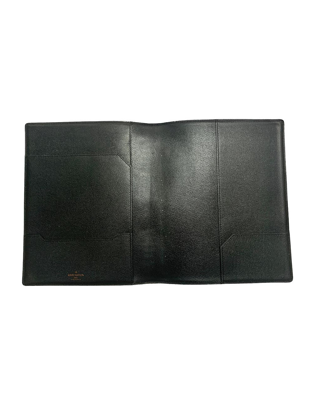 Porte agenda LOUIS VUITTON cuir epi noir