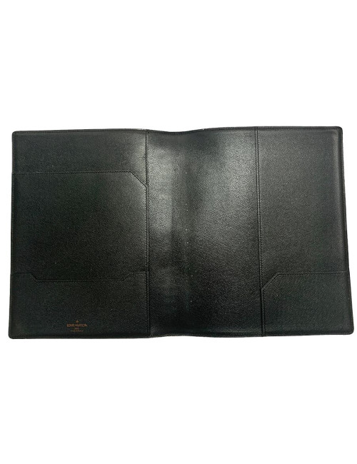 Porte agenda LOUIS VUITTON cuir epi noir