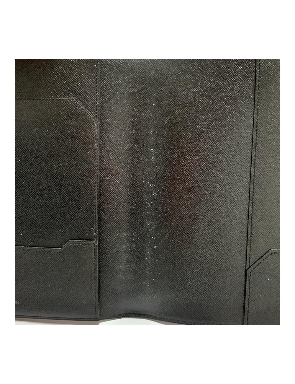 Porte agenda LOUIS VUITTON cuir epi noir
