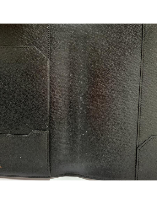 Porte agenda LOUIS VUITTON cuir epi noir