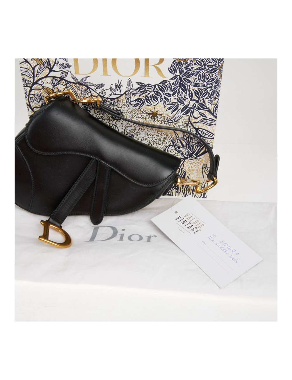 Mini Saddle DIOR noir