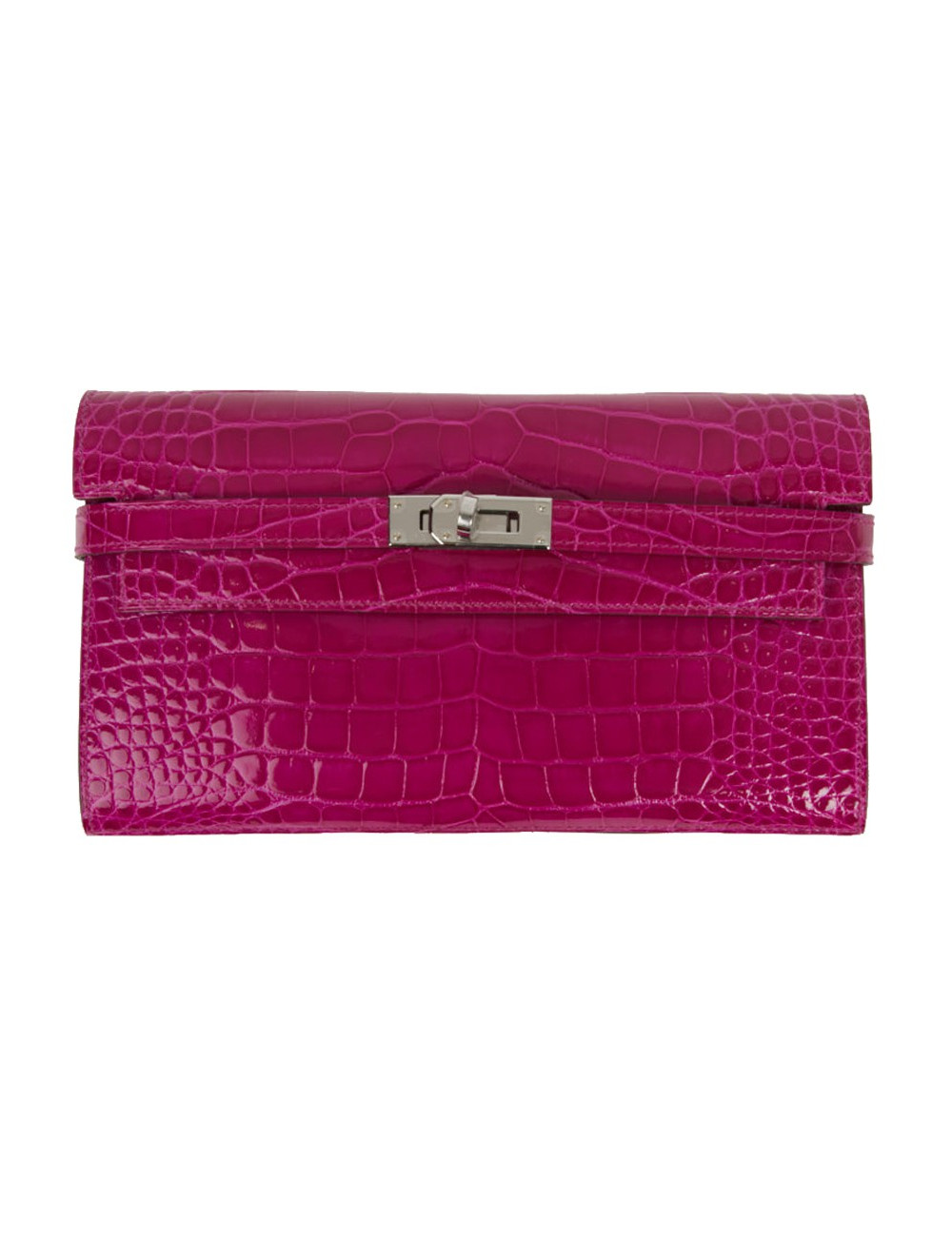 Portefeuille Kelly Alligator Rose Sherazade