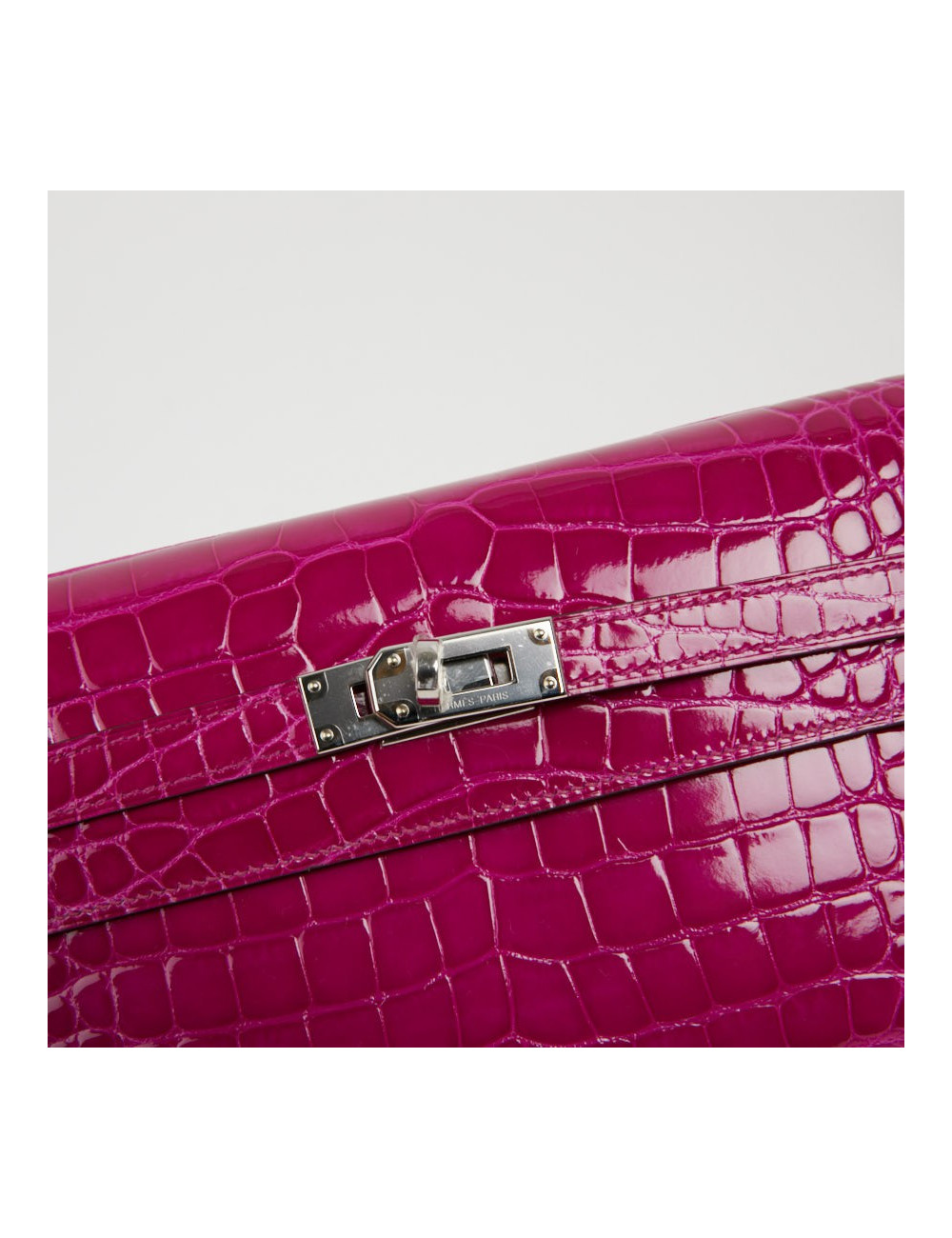 Portefeuille Kelly Alligator Rose Sherazade