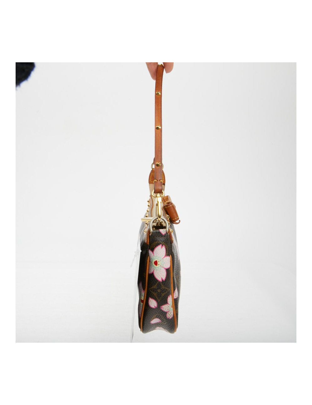 Pochette accessoire Louis Vuitton toile Monogram Cherry Blossom Murakami