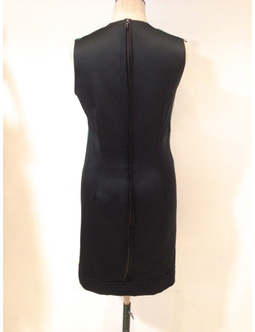 Robe fourreau LANVIN soie avec dentelles T36