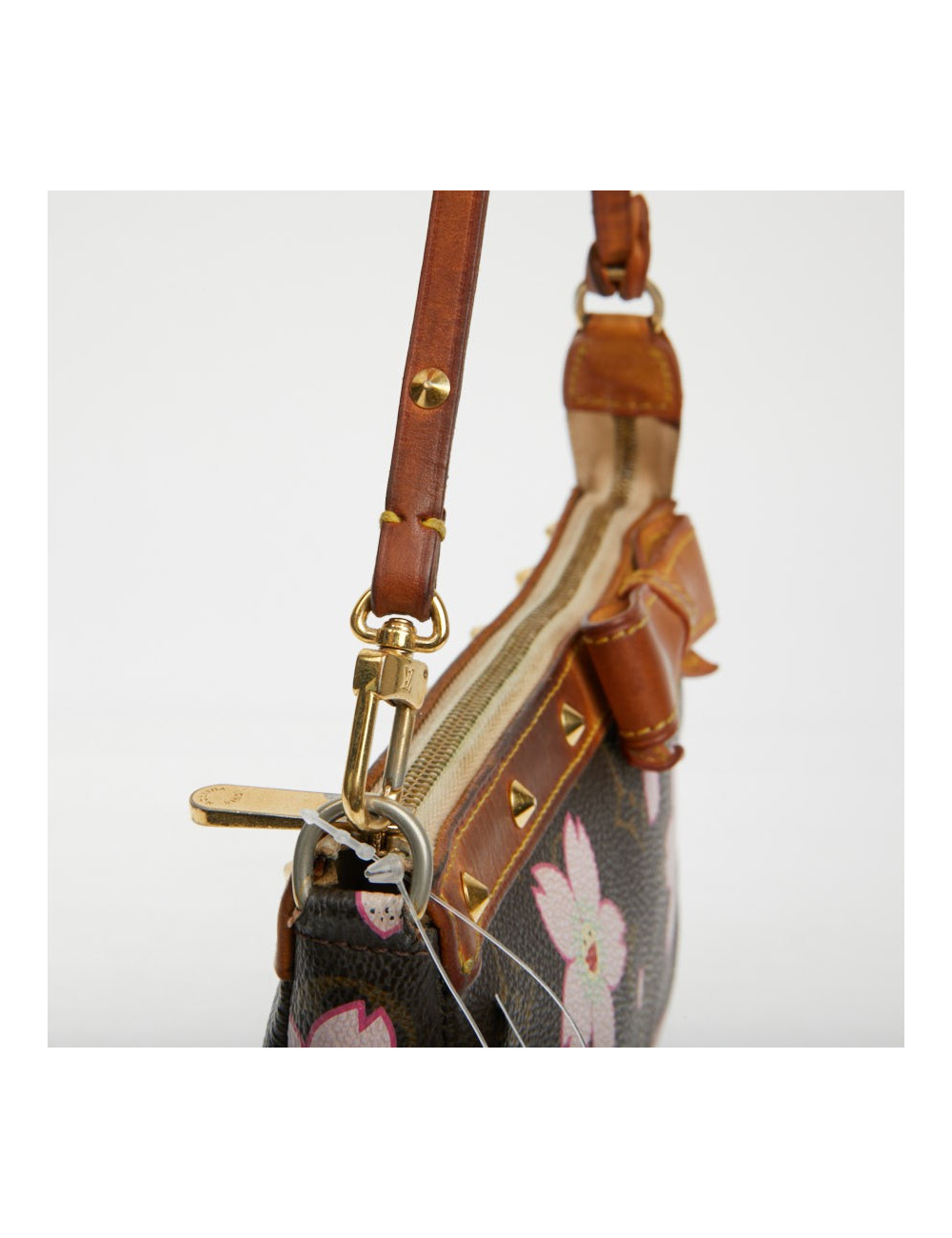 Pochette accessoire Louis Vuitton toile Monogram Cherry Blossom Murakami