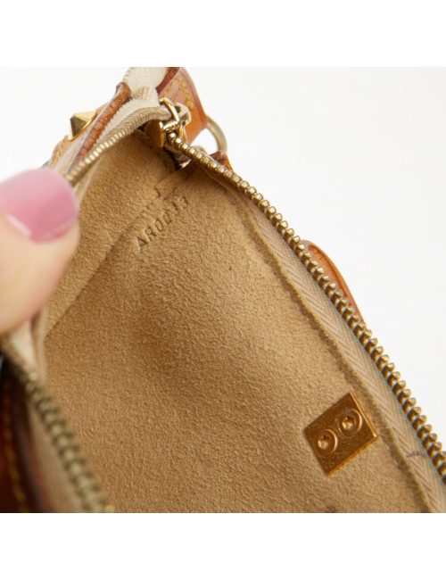 Pochette accessoire Louis Vuitton toile Monogram Cherry Blossom Murakami