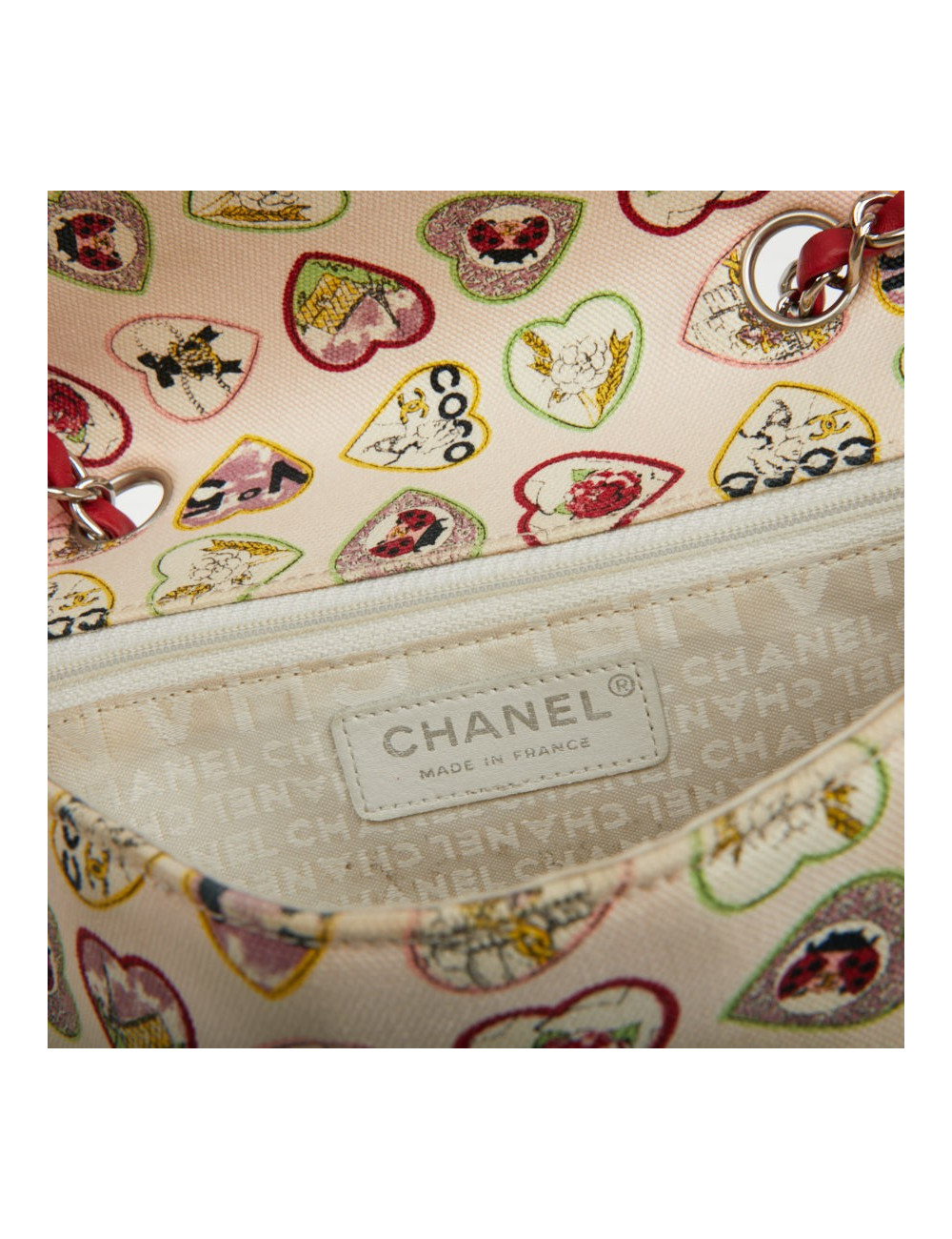Sac à main Chanel timeless toile Collector
