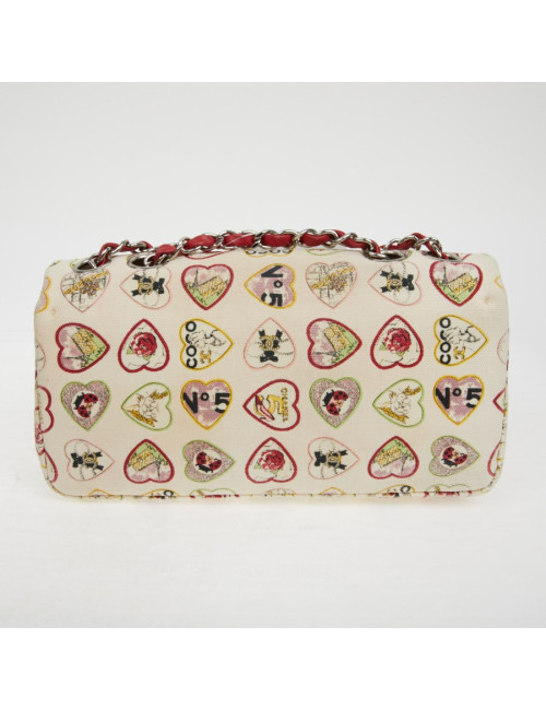 Sac à main Chanel timeless toile Collector