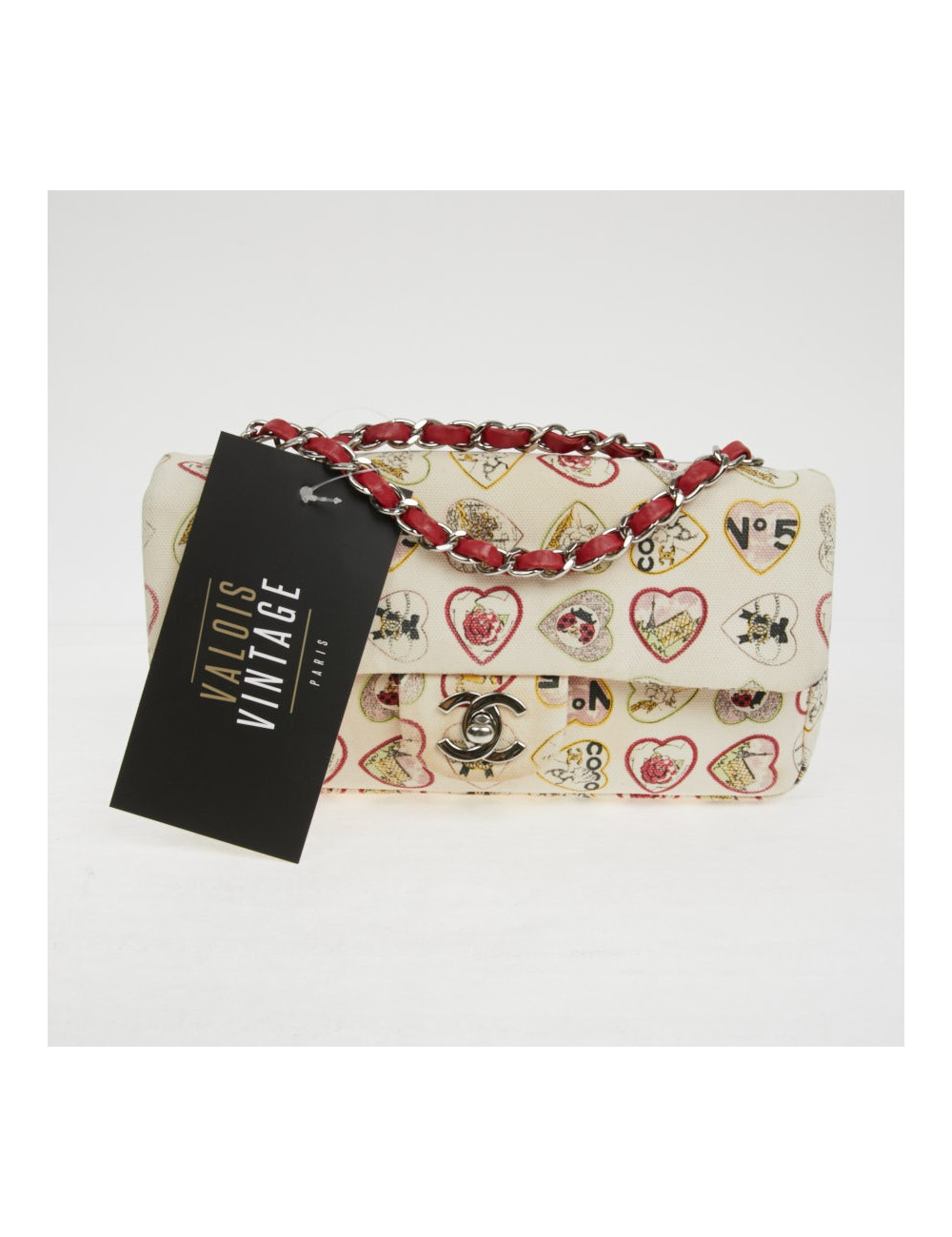 Sac à main Chanel timeless toile Collector