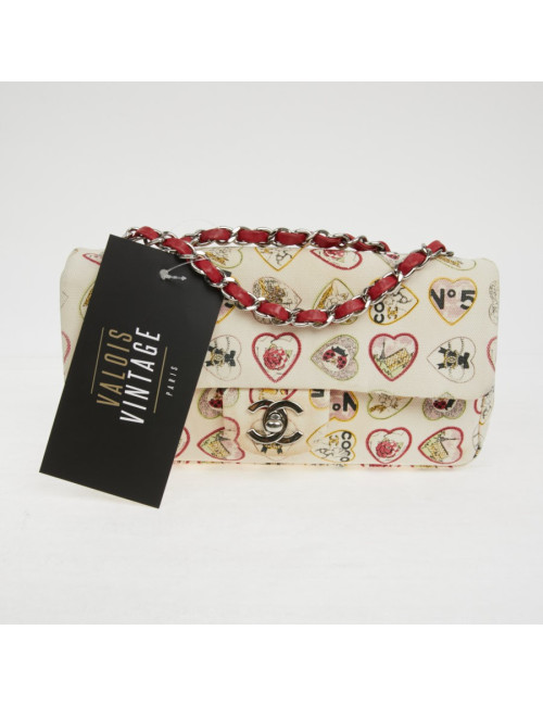 Sac à main Chanel timeless toile Collector