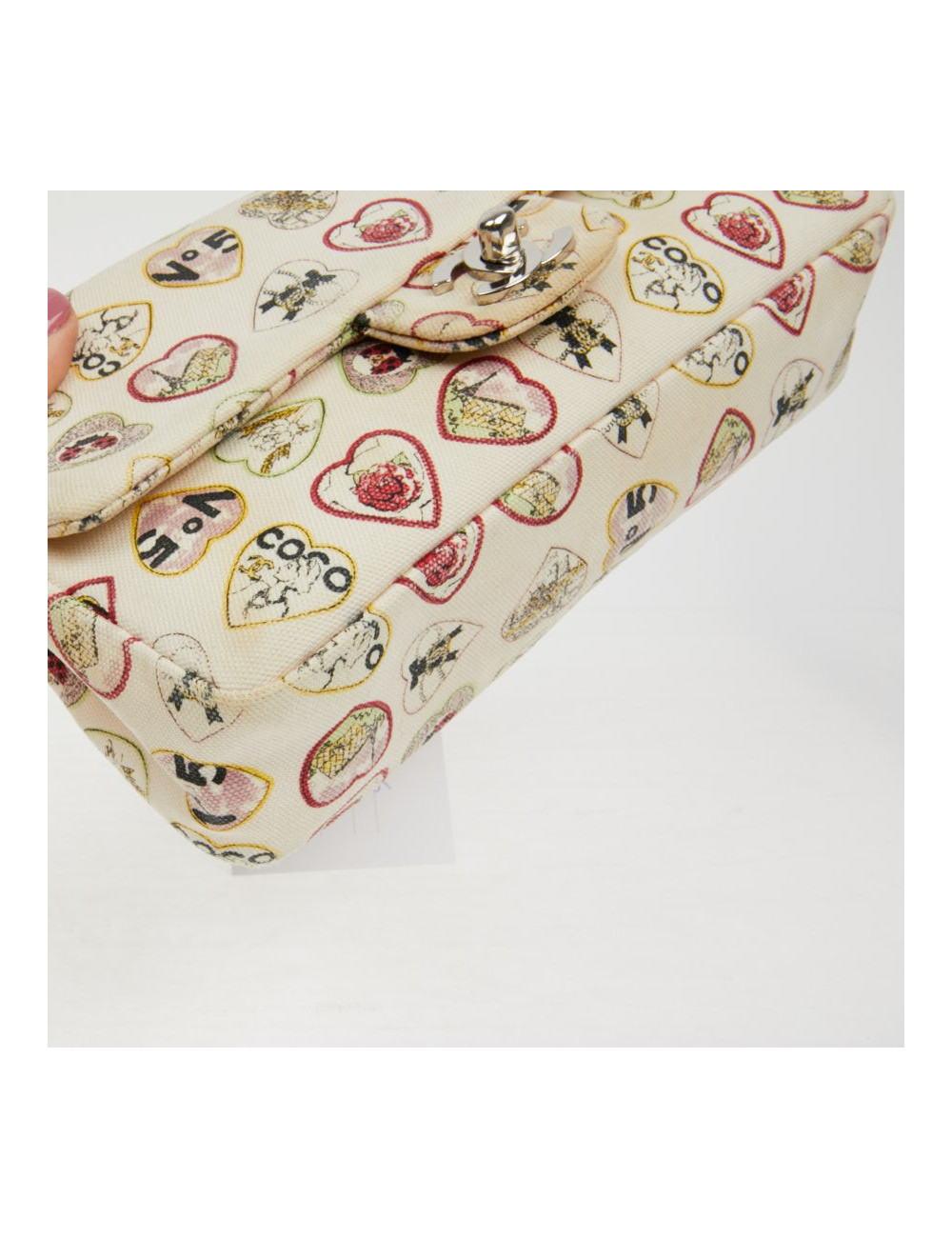 Sac à main Chanel timeless toile Collector