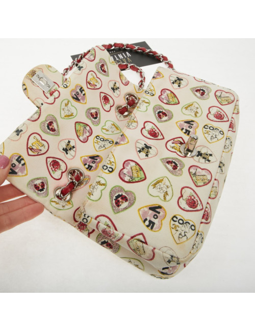 Sac à main Chanel timeless toile Collector