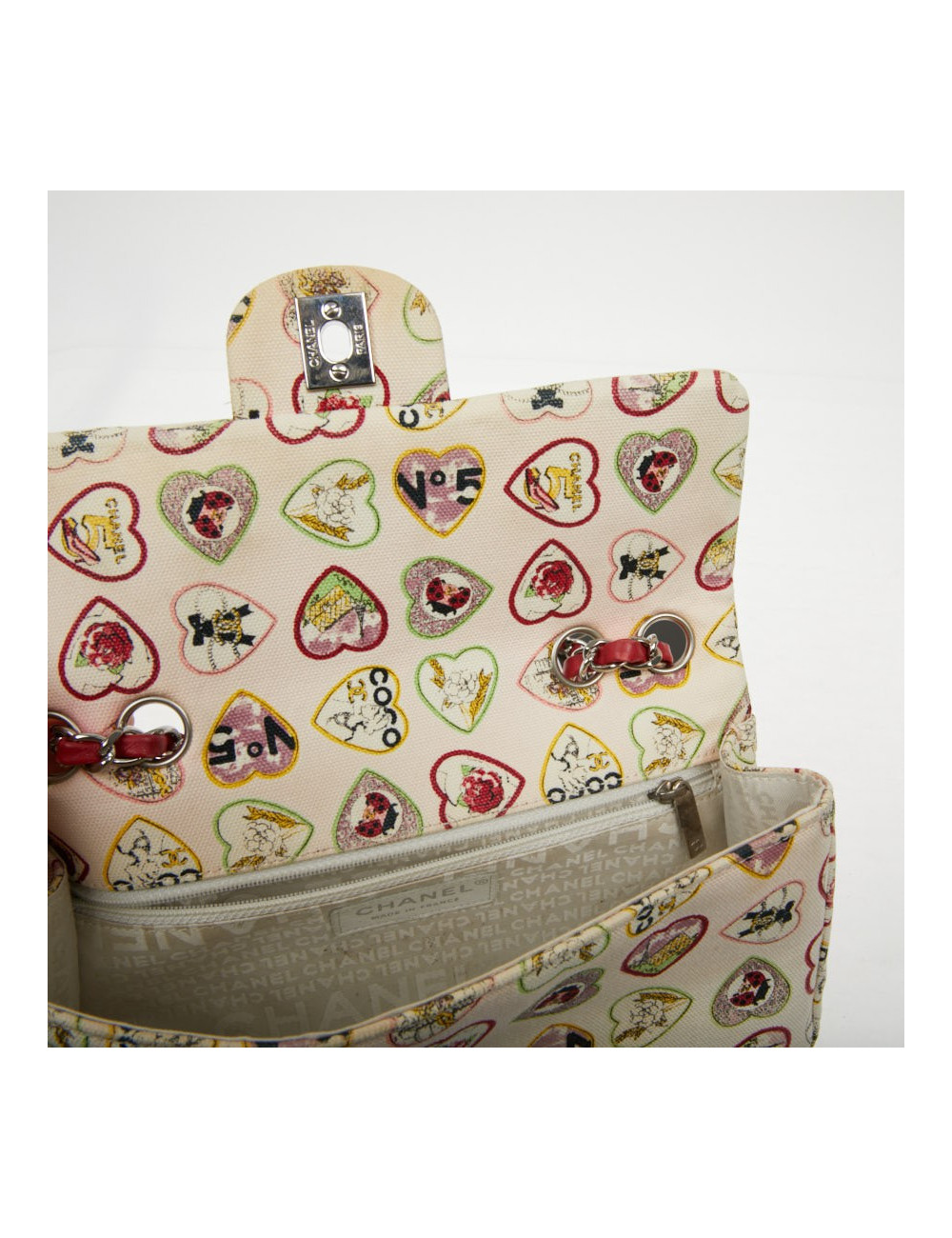 Sac à main Chanel timeless toile Collector