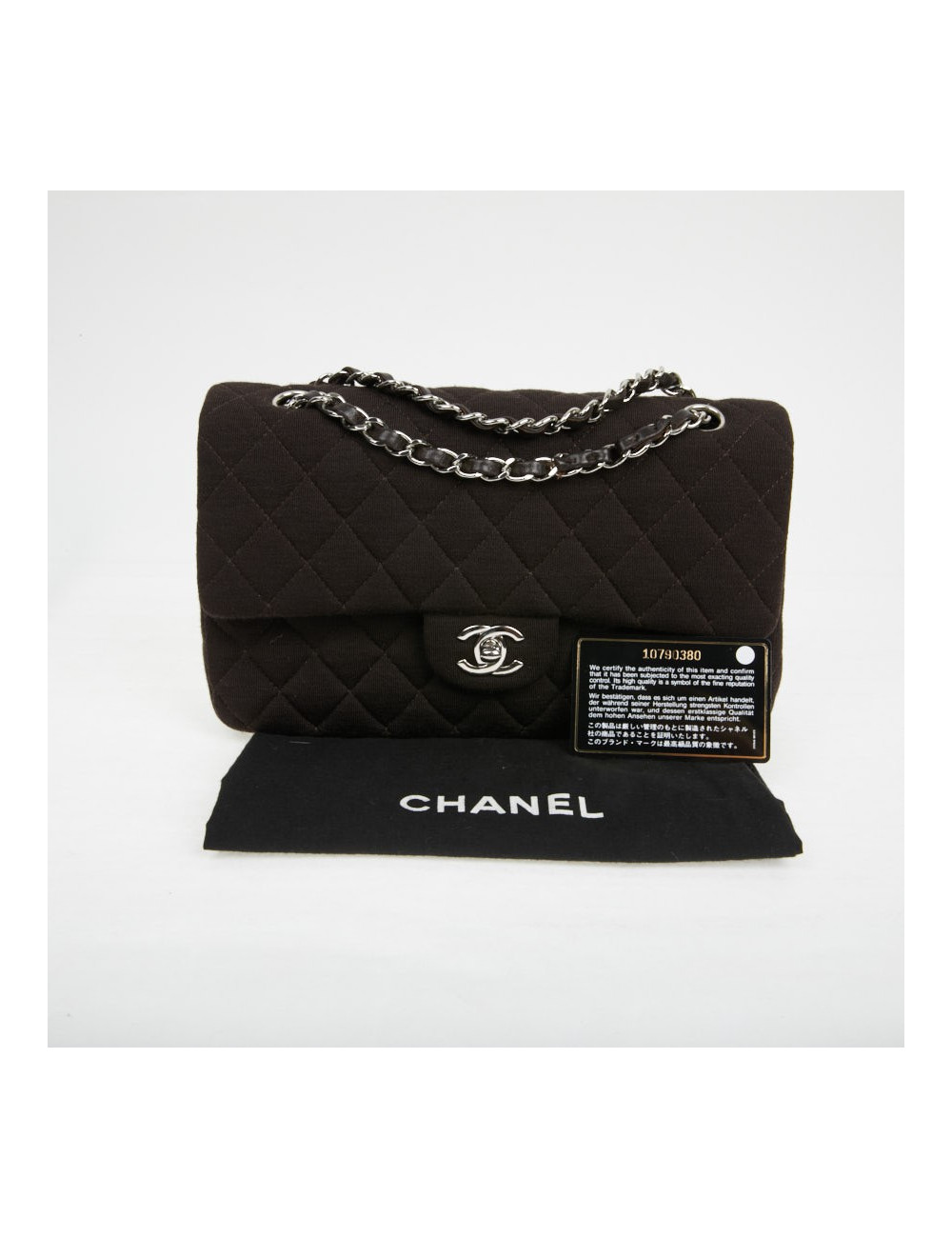 Timeless Chanel jersey marron