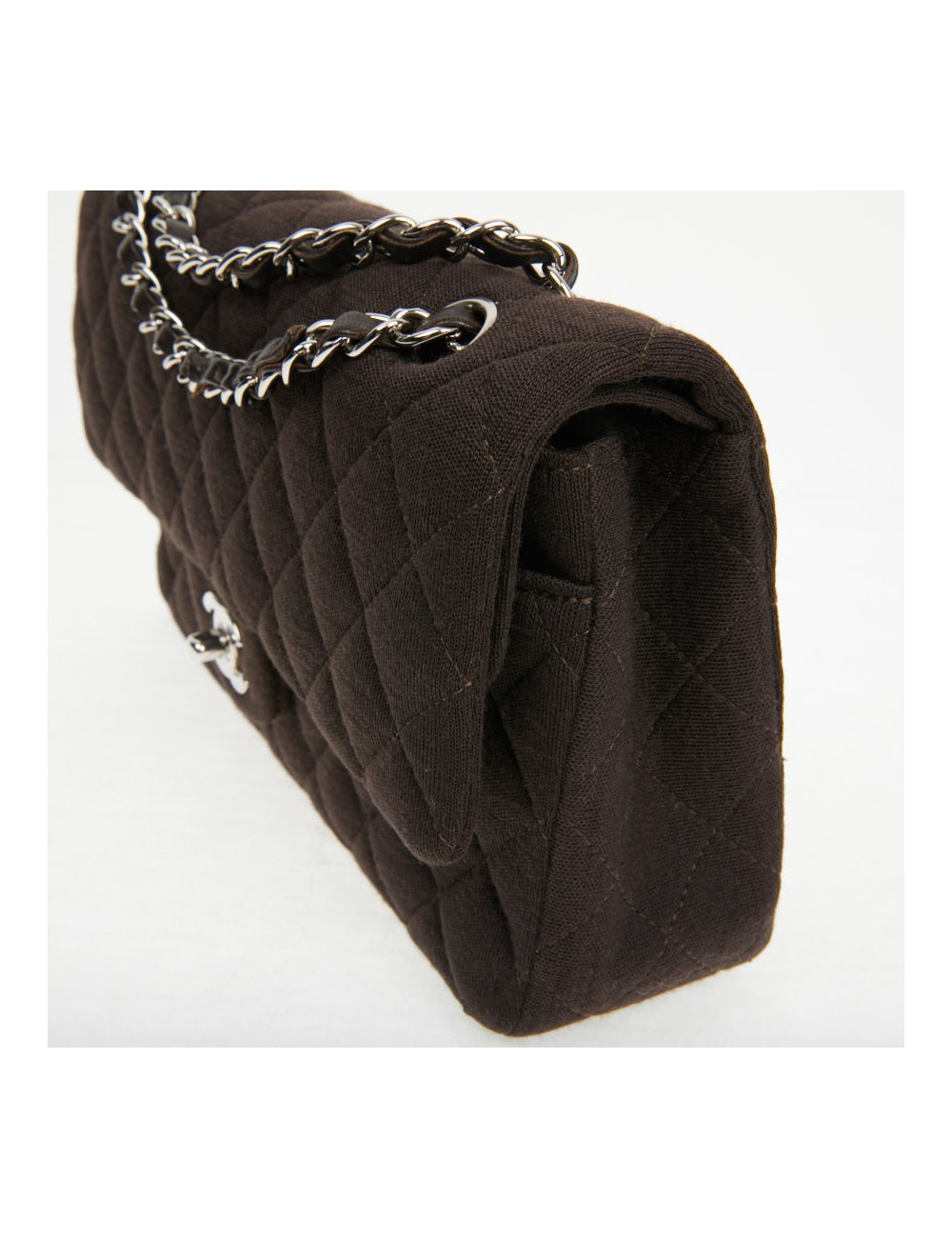 Timeless Chanel jersey marron