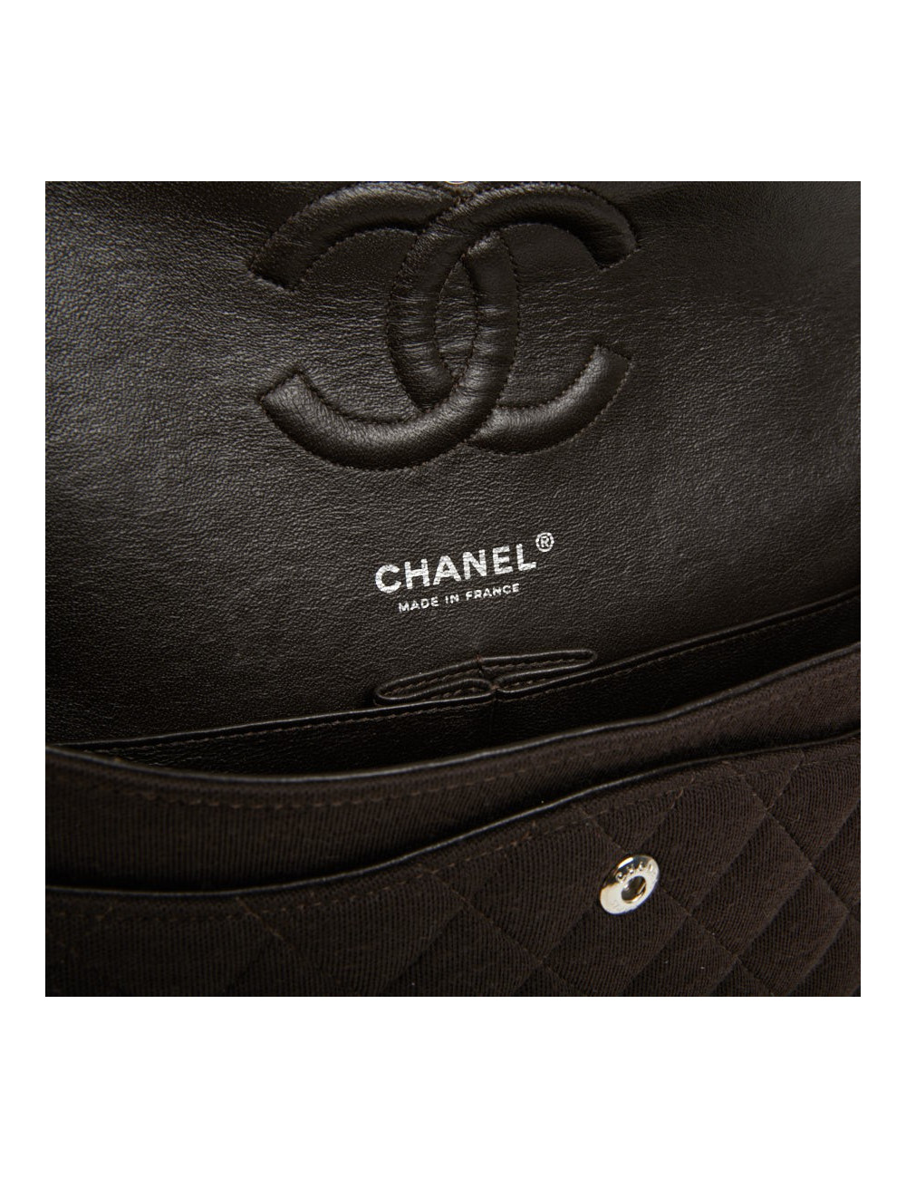 Timeless Chanel jersey marron