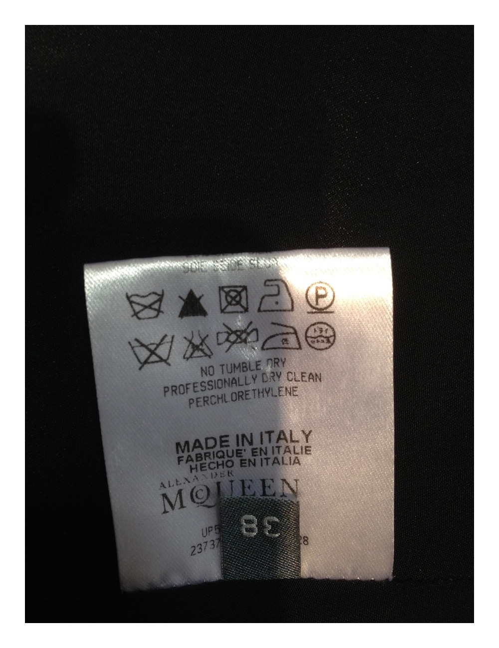 Robe taillée ALEXANDER MC QUEEN T38