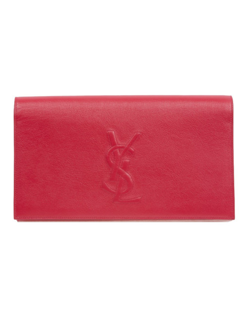 Pochette Yves Saint Laurent Belle de Jour cuir rose