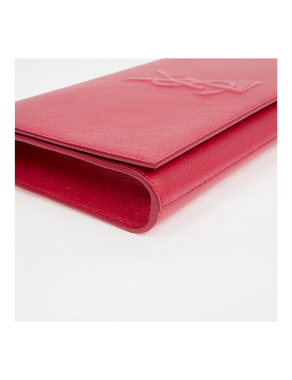 Pochette Yves Saint Laurent Belle de Jour cuir rose