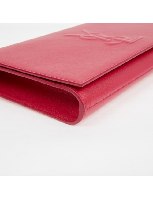 Pochette Yves Saint Laurent Belle de Jour cuir rose