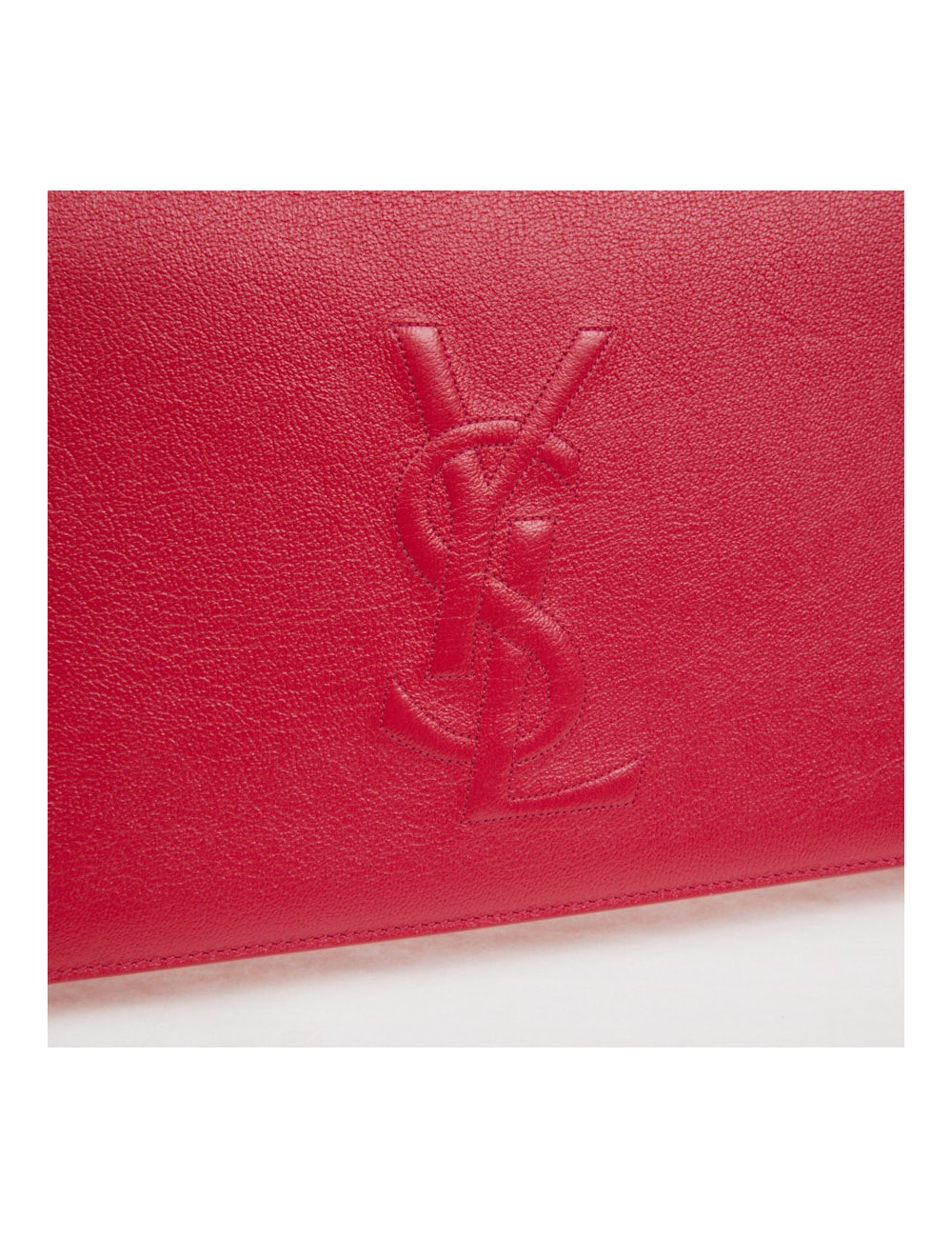 Pochette Yves Saint Laurent Belle de Jour cuir rose