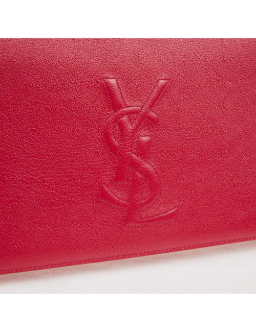 Pochette Yves Saint Laurent Belle de Jour cuir rose
