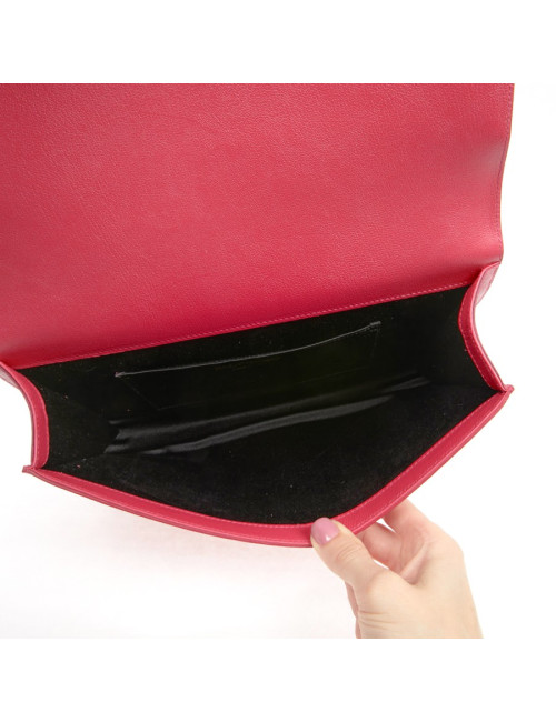 Pochette Yves Saint Laurent Belle de Jour cuir rose