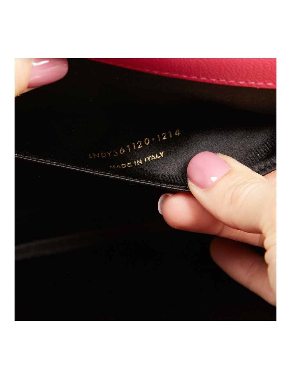 Pochette Yves Saint Laurent Belle de Jour cuir rose