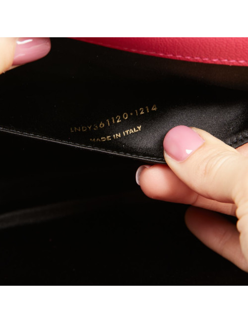 Pochette Yves Saint Laurent Belle de Jour cuir rose