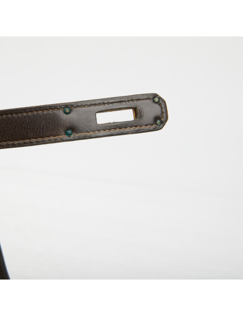 Kelly 32 marron box Hermès vintage