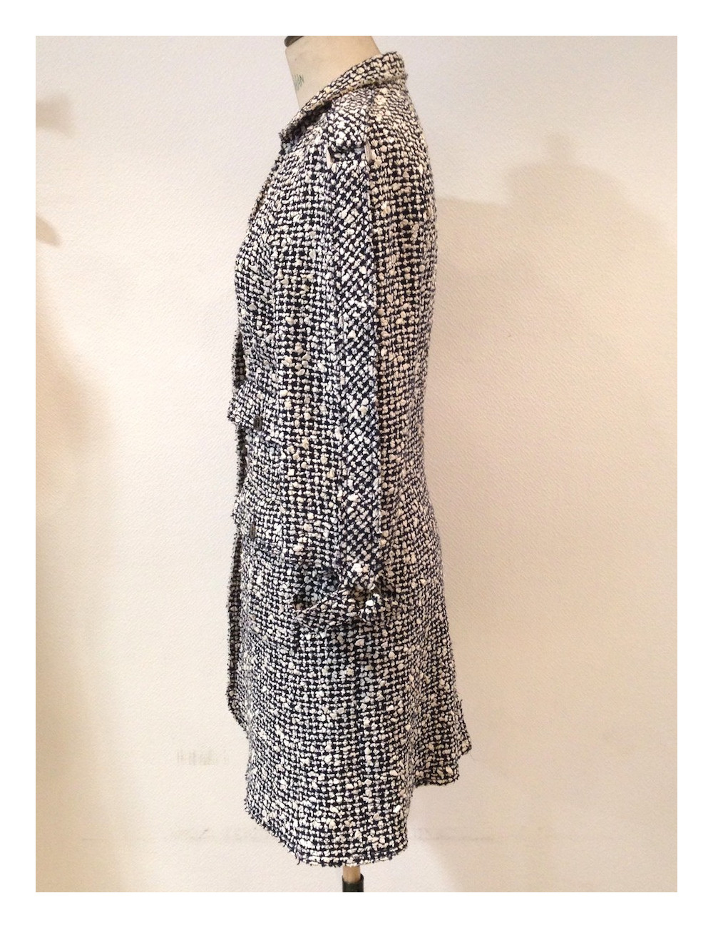 Manteau CHANEL tweed T38