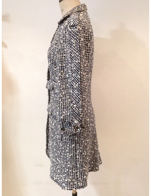 Manteau CHANEL tweed T38